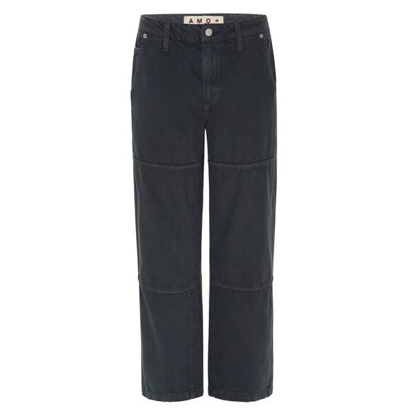 AMO Billie Field Straight Leg Cropped Pant in Pewter 30 - Picture 5 of 7